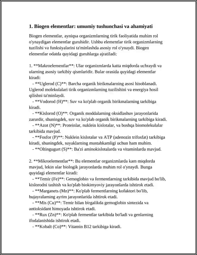 BIOGEN ELEMENTLAR 3