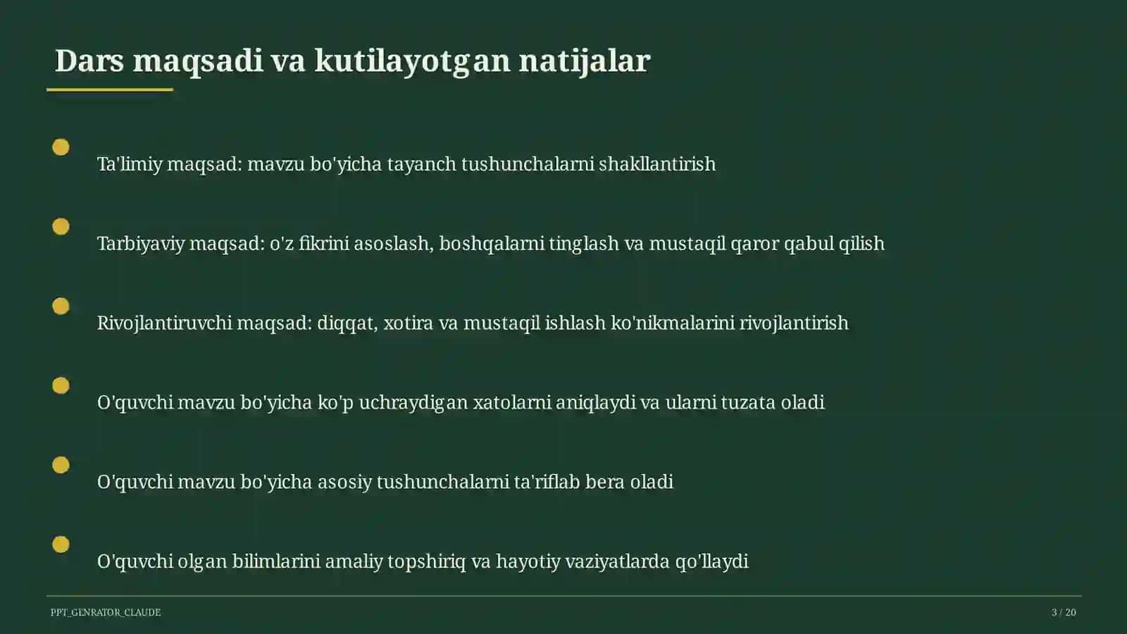 Unli va undosh tovushlarning tasnifi (5-sinf) 3