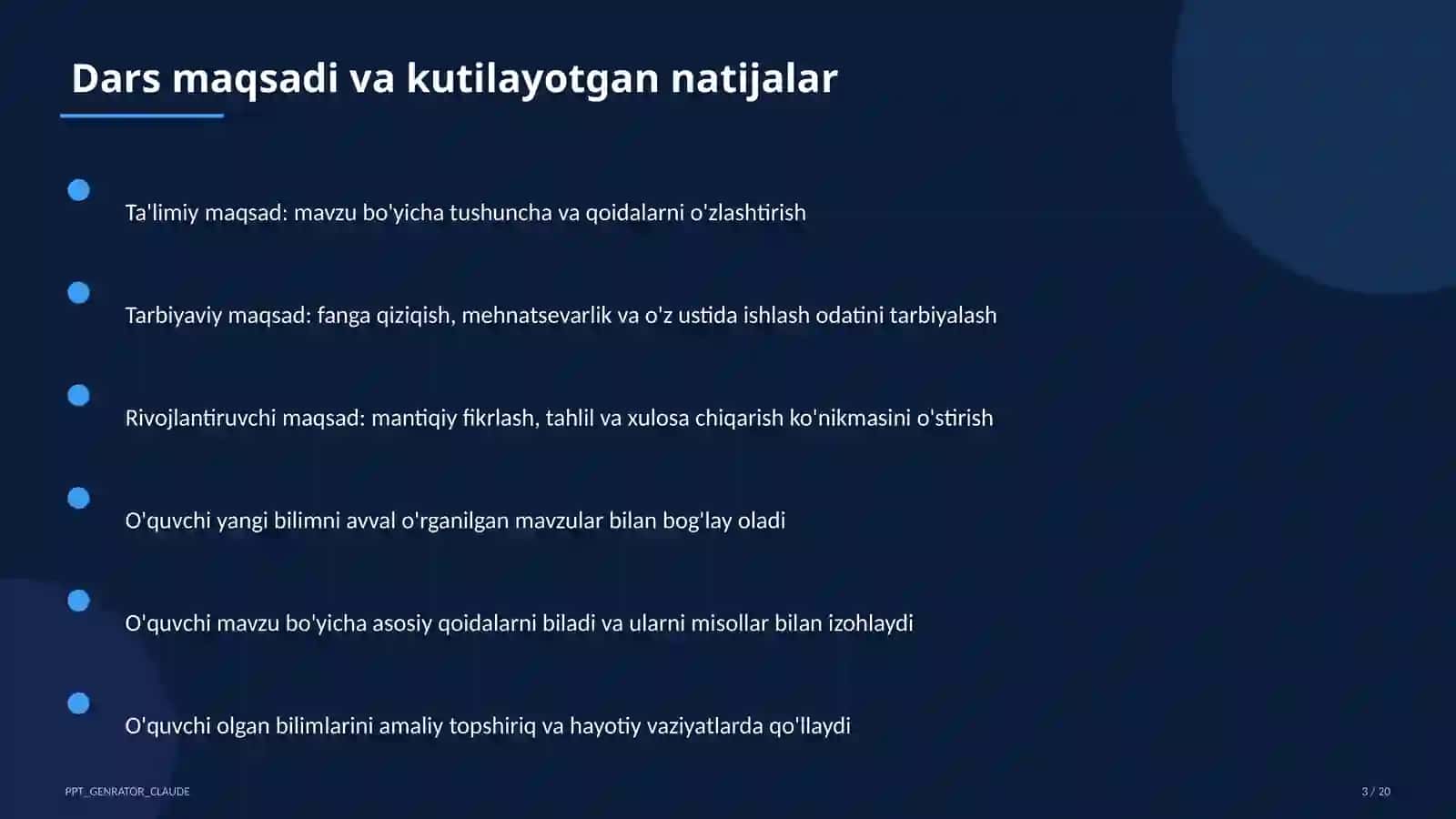 Mexanik harakat: yo'l, tezlik, vaqt (6-sinf) 3