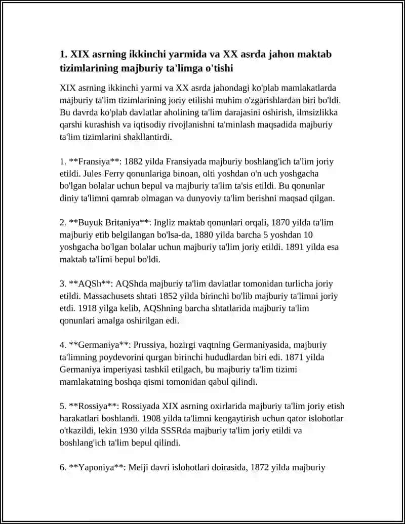 XIX ASRNING IKKINCHI YARMI -XX ASRDA JAHON PEDAGOGIKA FANINING RIVOJI 3