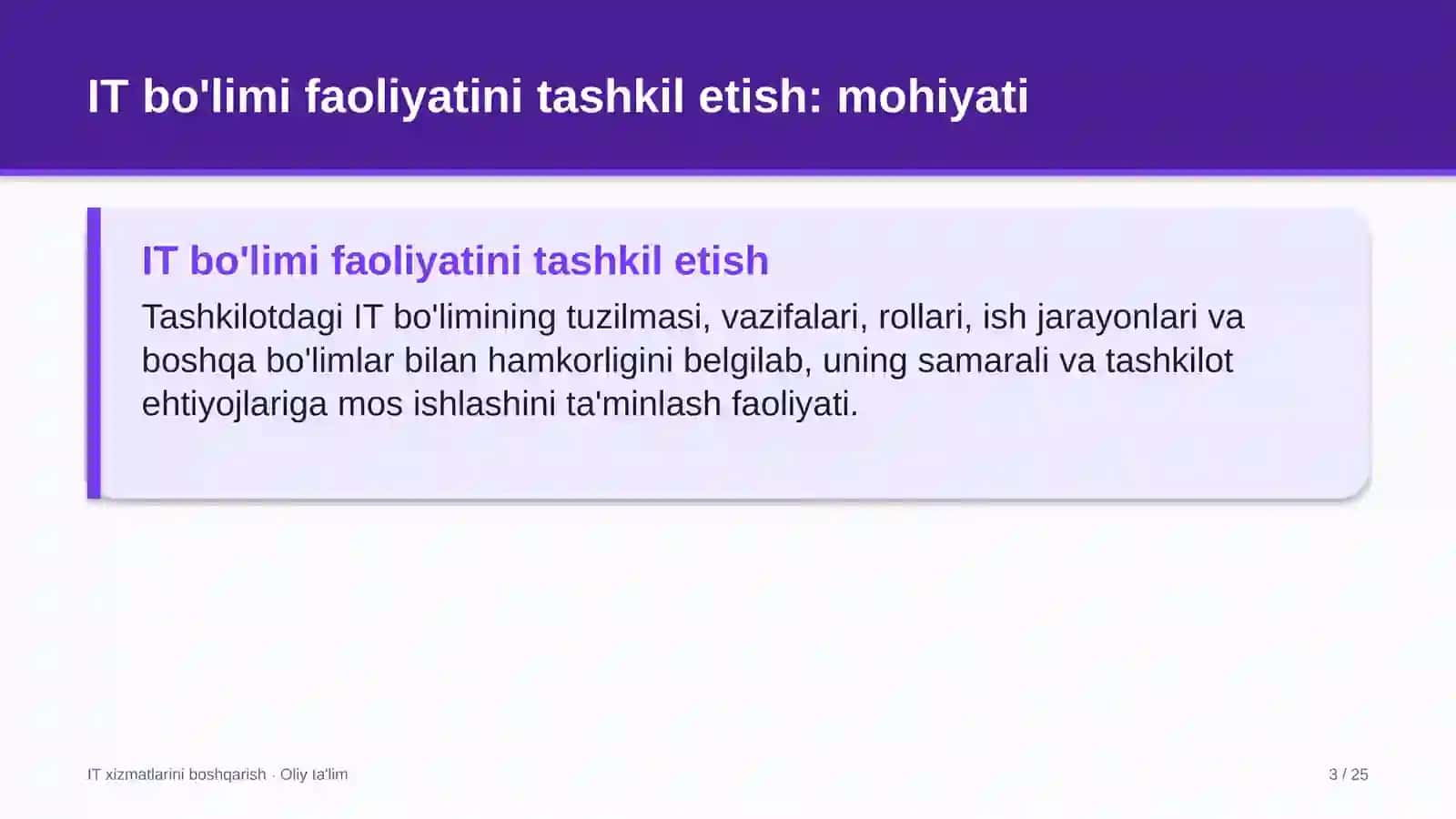Kimyo sanoatida axborot texnologiyalari bo'limi faoliyatini tashkil etish 3