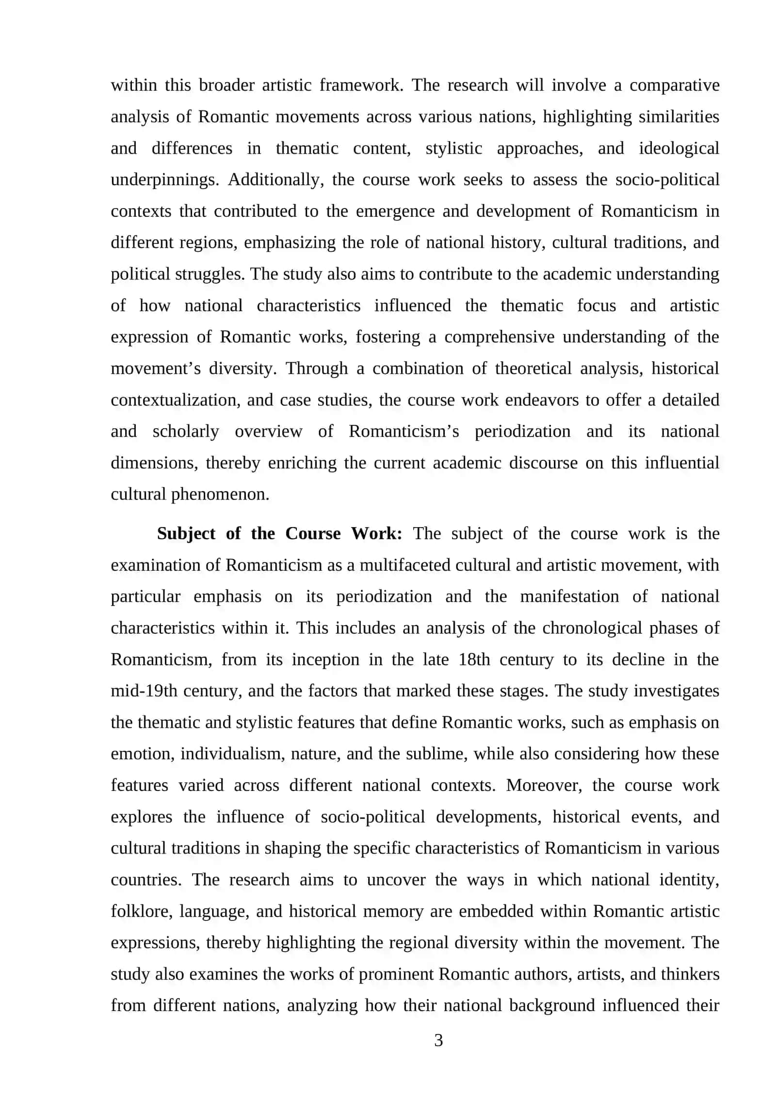 ROMANTICISM, PERIODIZATION, NATIONAL CHARACTERISTICS 3
