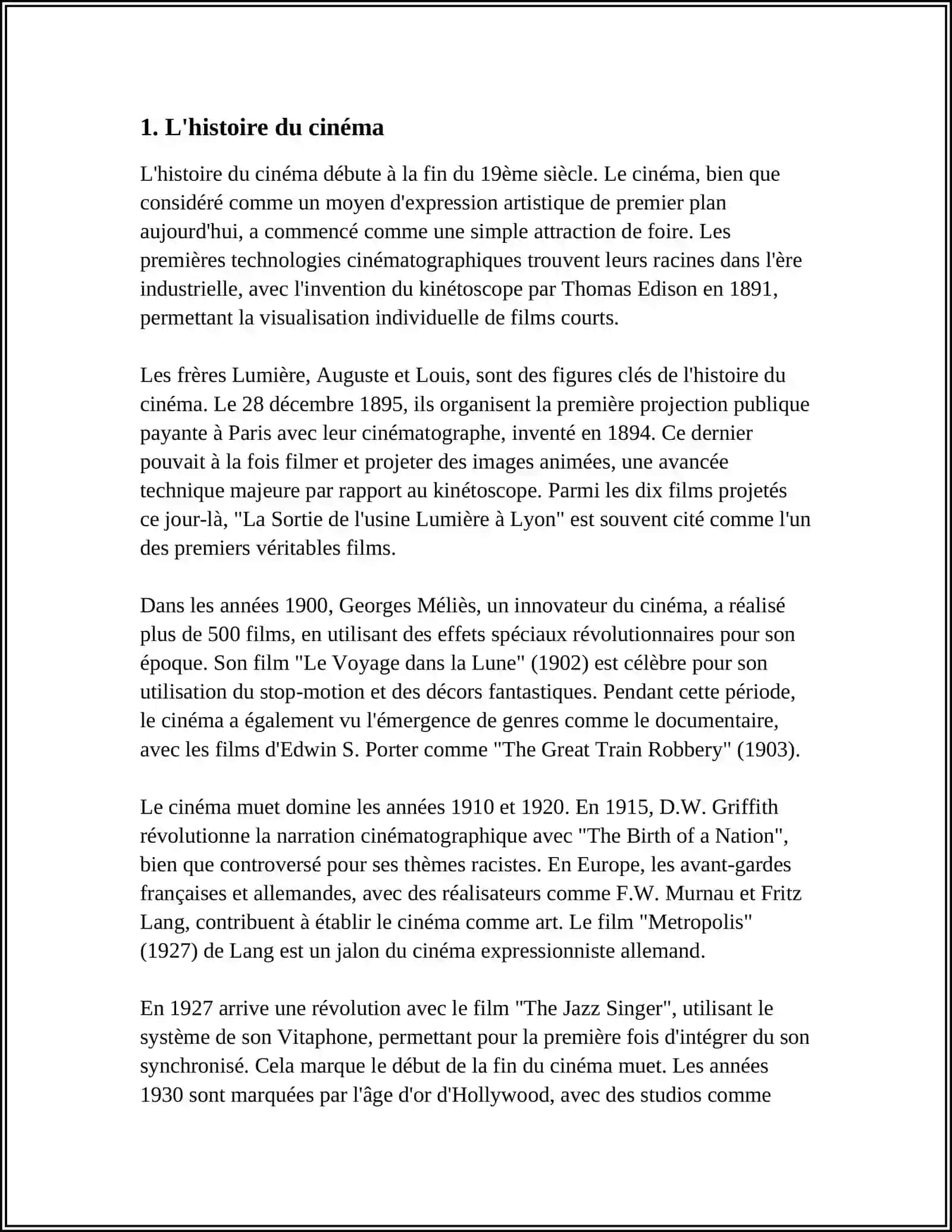 REFERAT: LES FILMS ET LES SÉRIES TÉLÉVISÉES 3