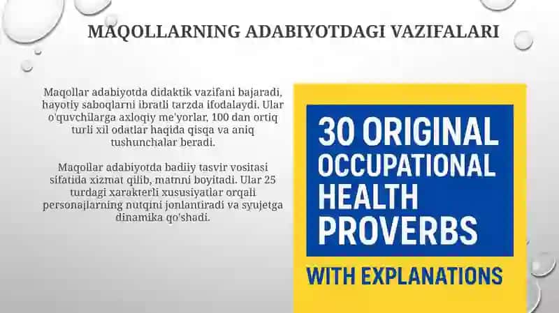 Yozma adabiyotda maqollardan foydalanish usullari 3