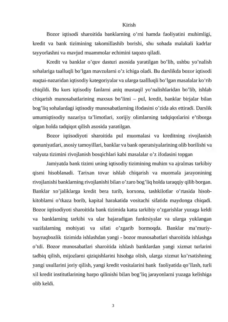 AHOLINING IJTIMOIY-IQTISODIY QO‘LLAB-QUVVATLASHDA ISTE’MOL KREDITLARINING ROLINI OSHIRISH 3