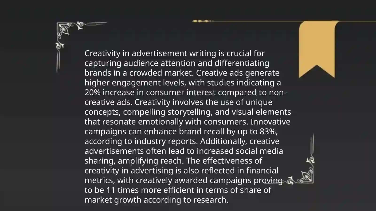 Advertisement writing 3