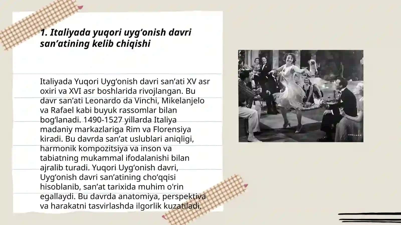 Italiyada yuqori uygʻonish davri sanʼati 3
