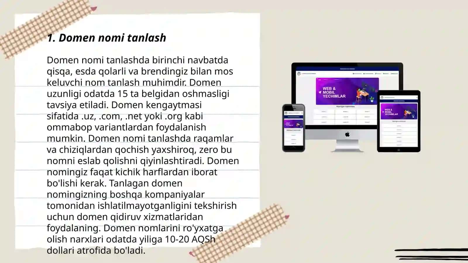 Veb-saytni Internetga joylashtirish 3