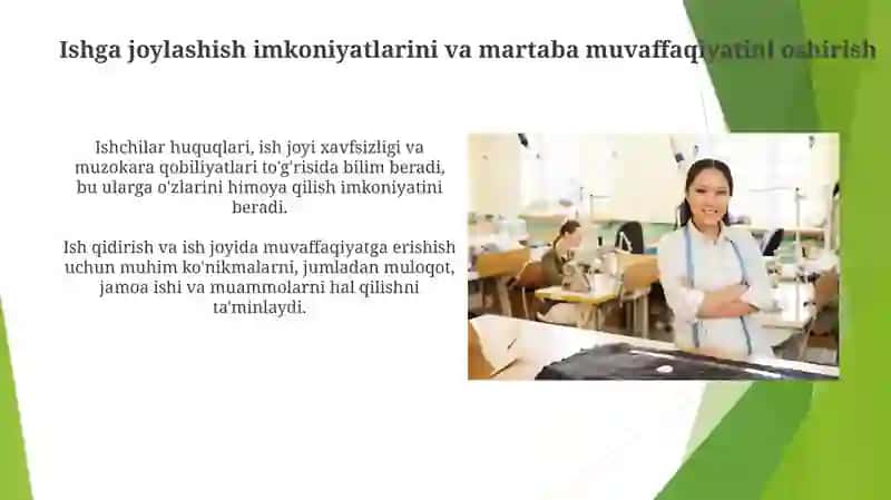 Umrbod davom etadigan o'qishni rivojlantirish 3