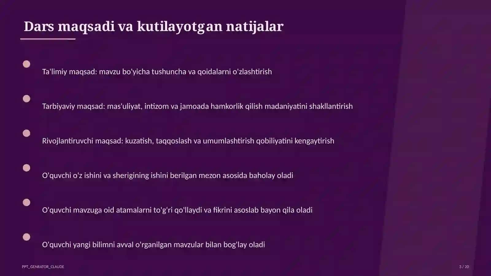 Kriterial baholash tizimi: mezonlar asosida adolatli va shaffof baholash 3