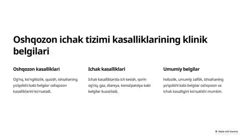 Bolalarda oshqozon ichak tizimi kasalliklarini diagnostikasi va differensial diagnostikasi 3