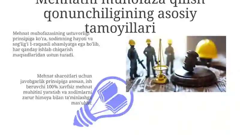 Mehnatni muhofaza qilish qonunlari tashkiliy asoslari 3