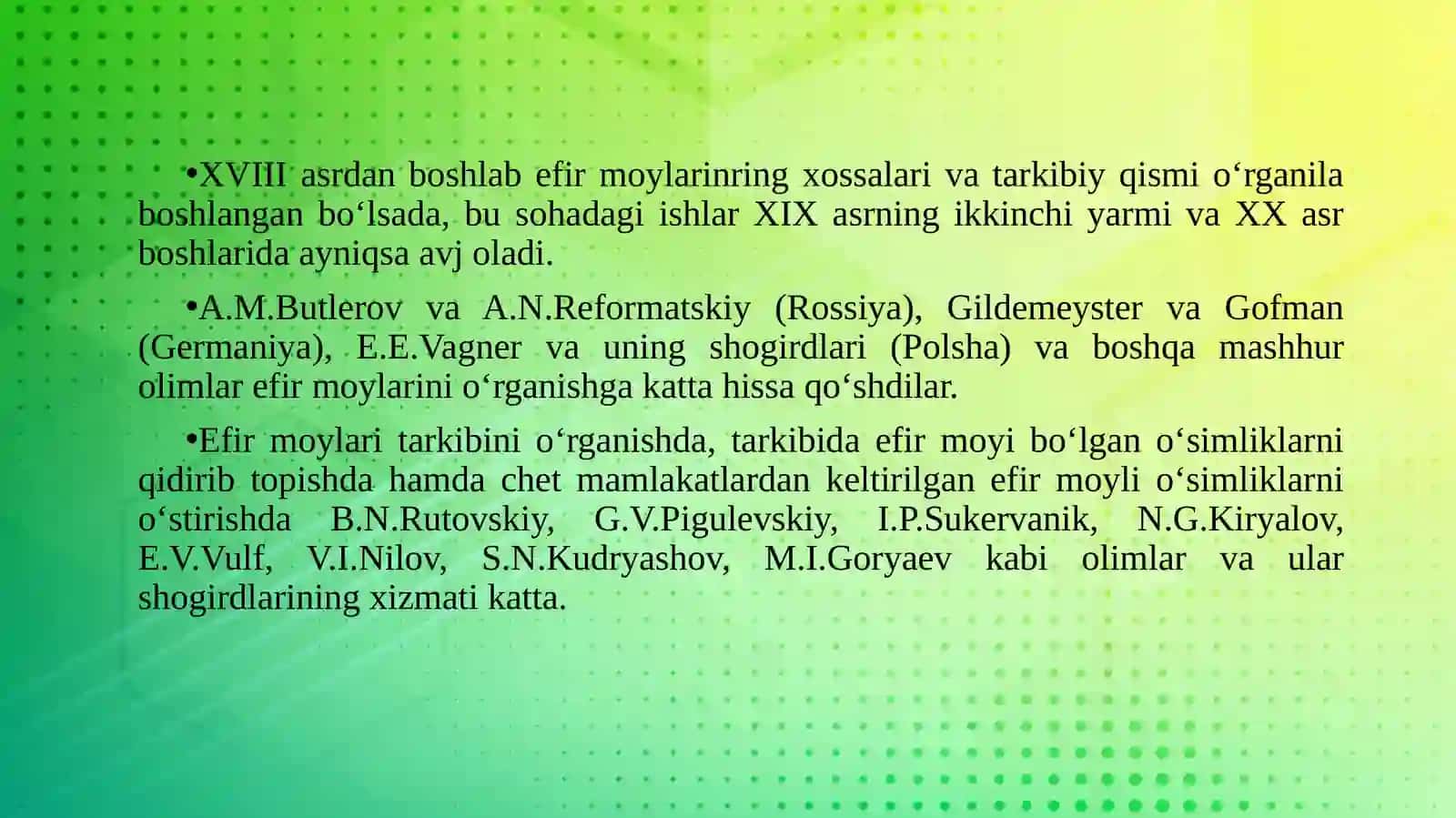 Efirmoyi O‘simliklar 3