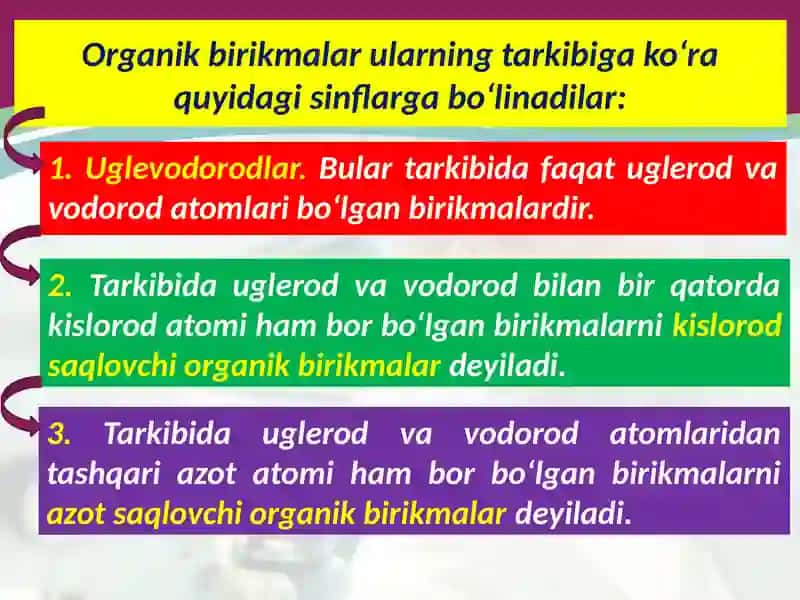 Organik birikmalar 3