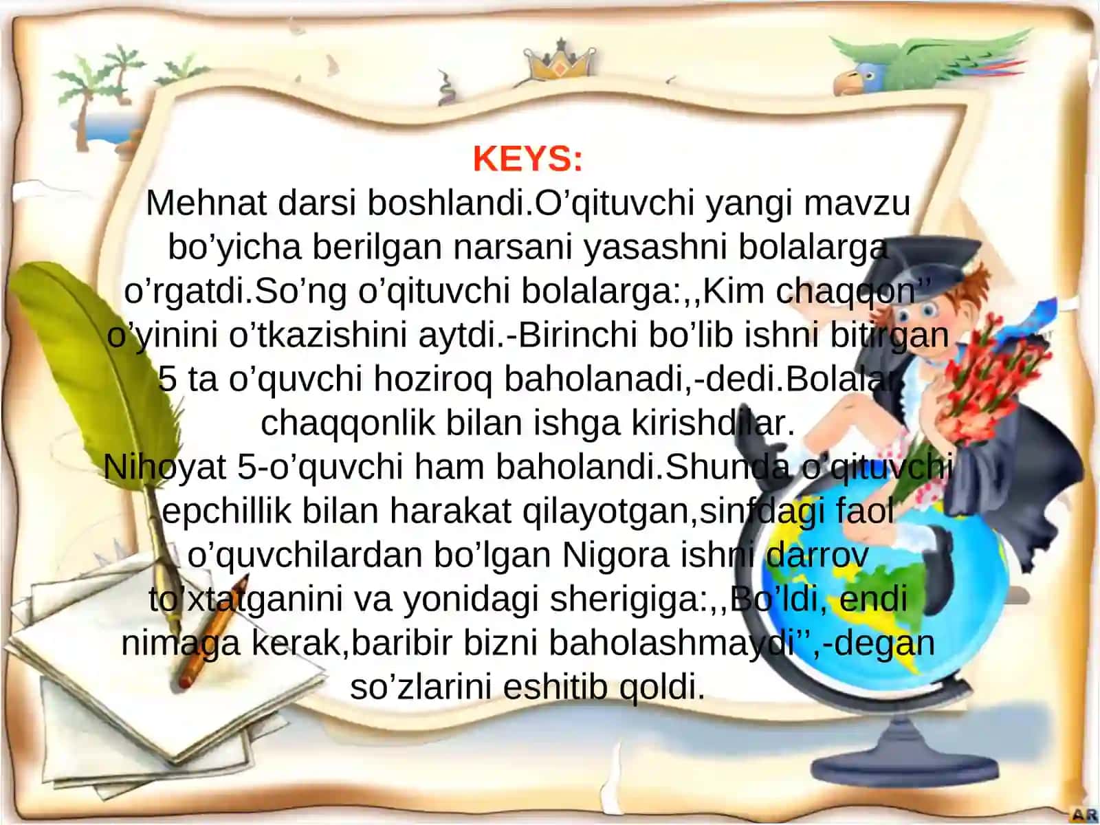 MEHNAT DARSINI BOSHLANTIRISH METODIKASI 3