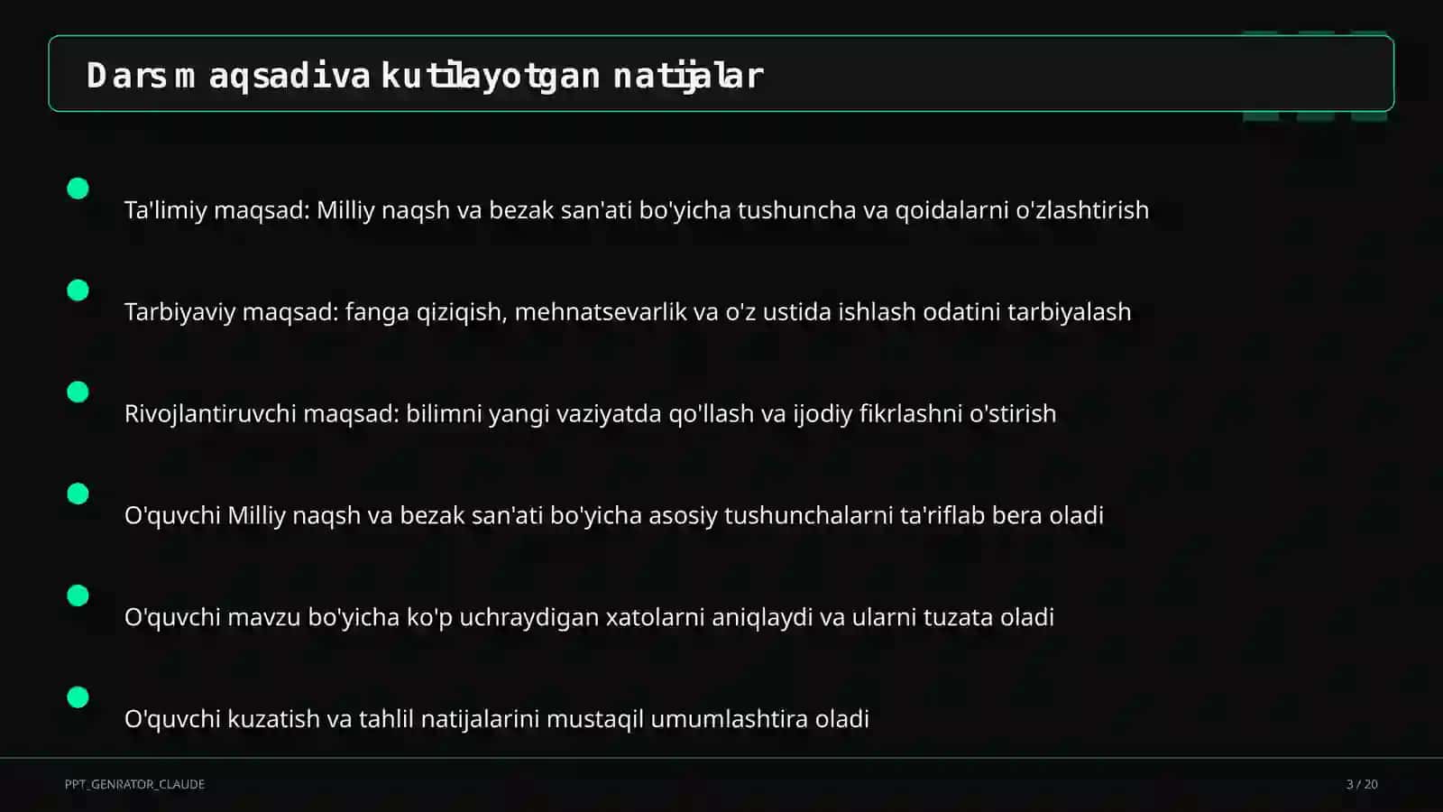 Milliy naqsh va bezak san'ati (3-sinf) 3