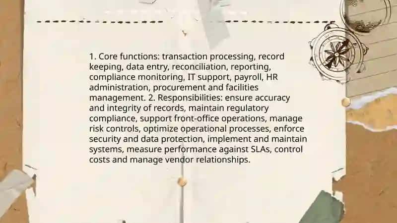 The back office 3