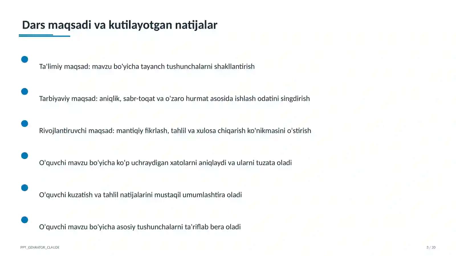 Algoritmlarning turlari: chiziqli, tarmoqlanuvchi, takrorlanuvchi (8-sinf) 3