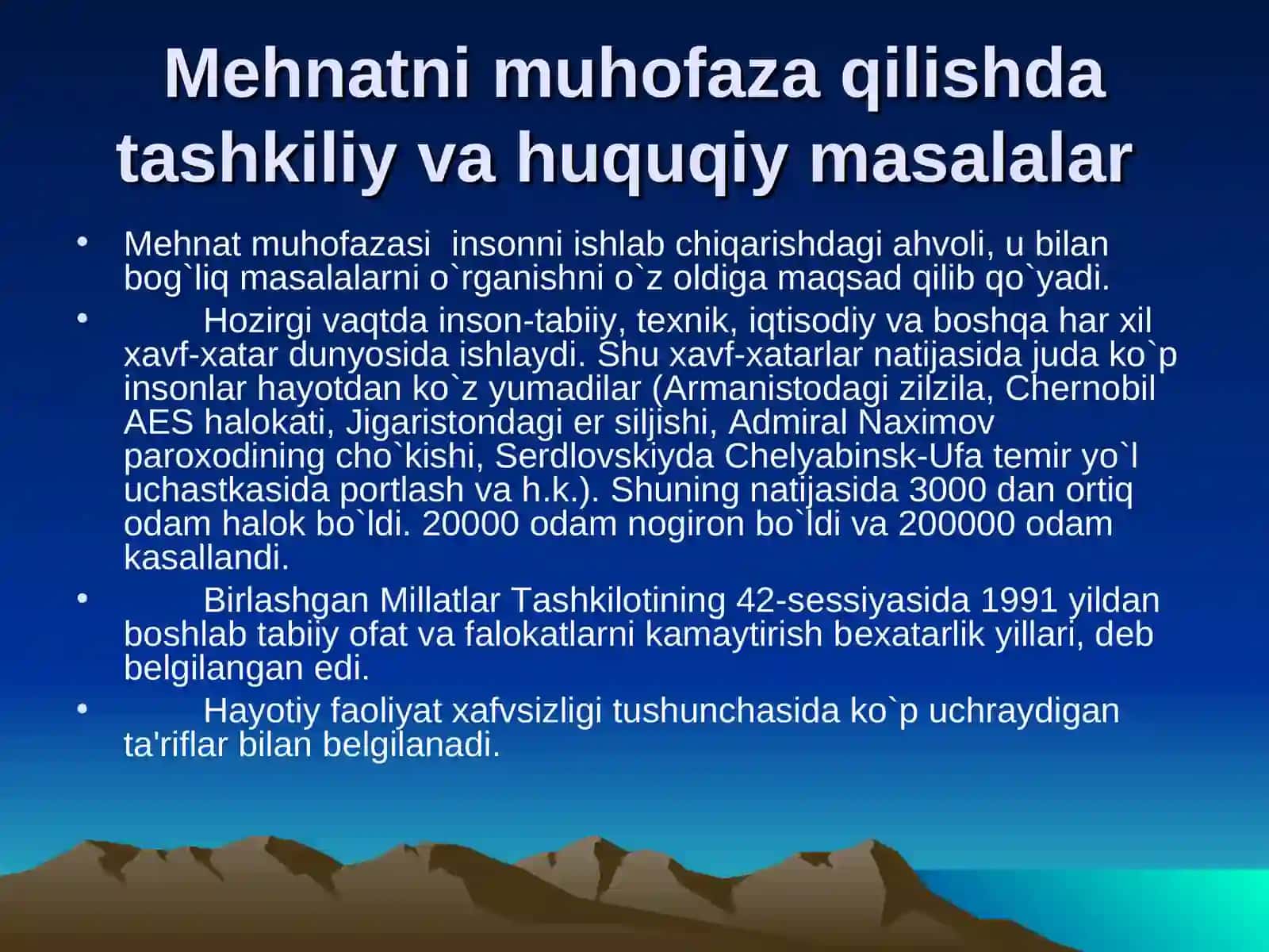 Hayotiy faoliyat xavfsizliging huquqiy asoslari 3
