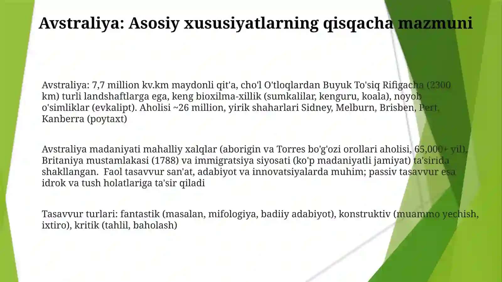 Avstraliya Konsepsiyasi 3