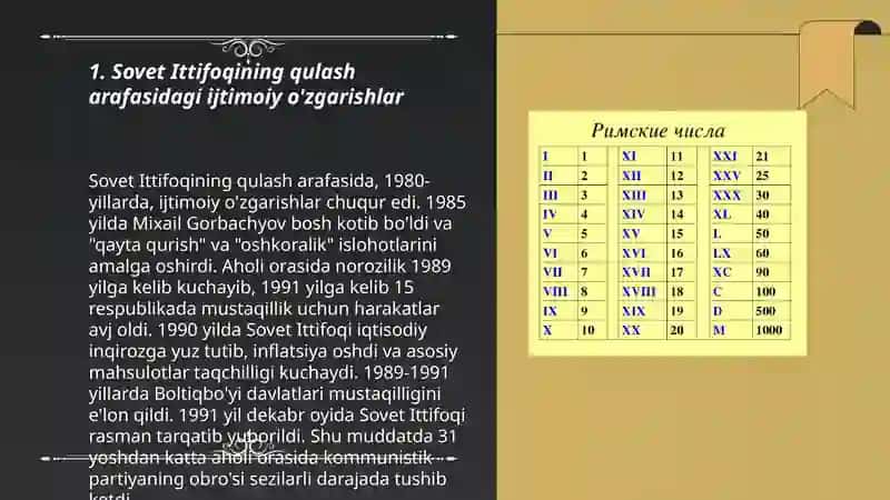 Mustaqillika erishish arafasida o'zbekistondagi ijtimoiy siyosiy jarayonlar 3
