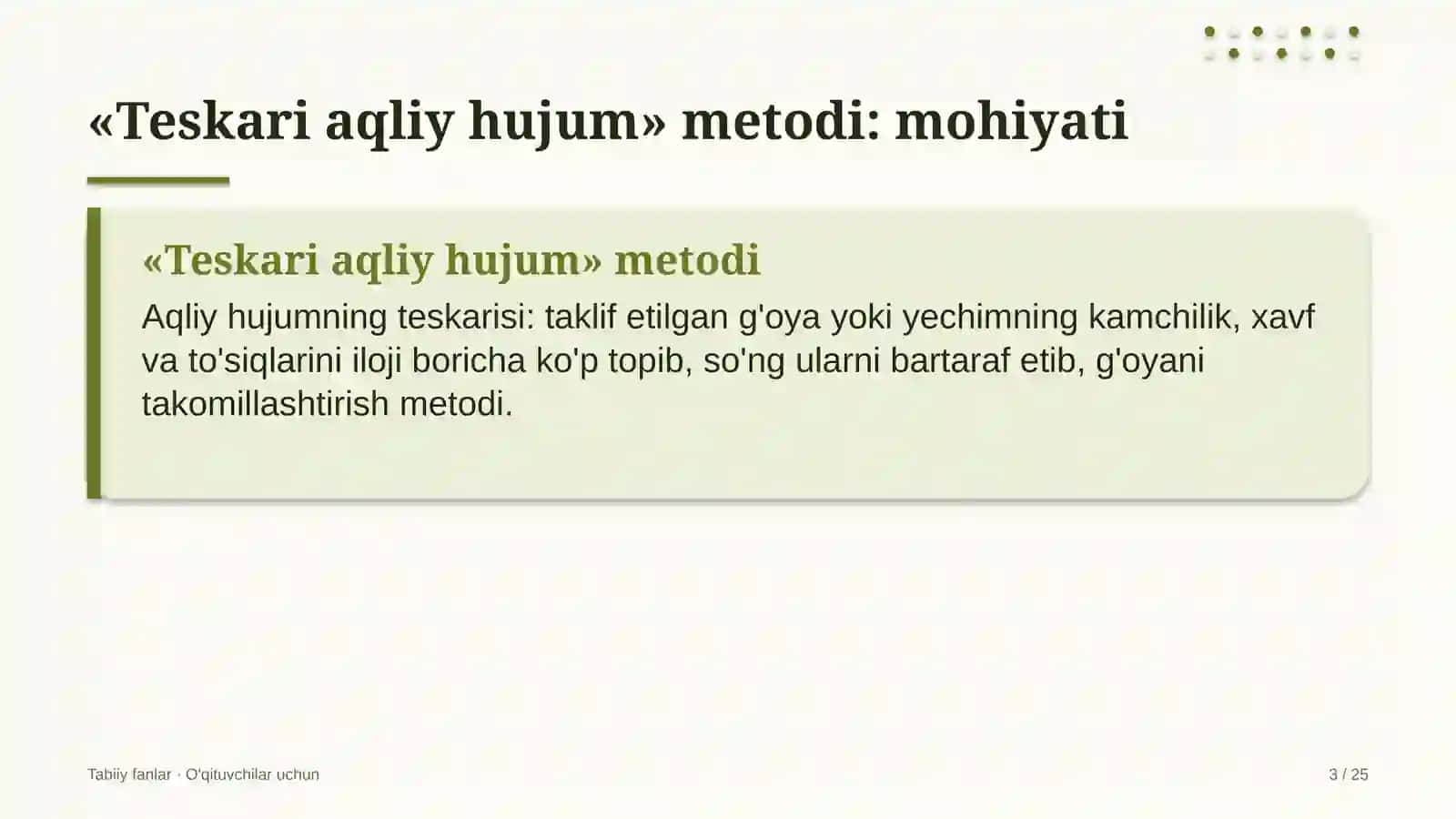 tabiiy fanlar darslarida teskari aqliy hujum metodidan foydalanish 5997 3