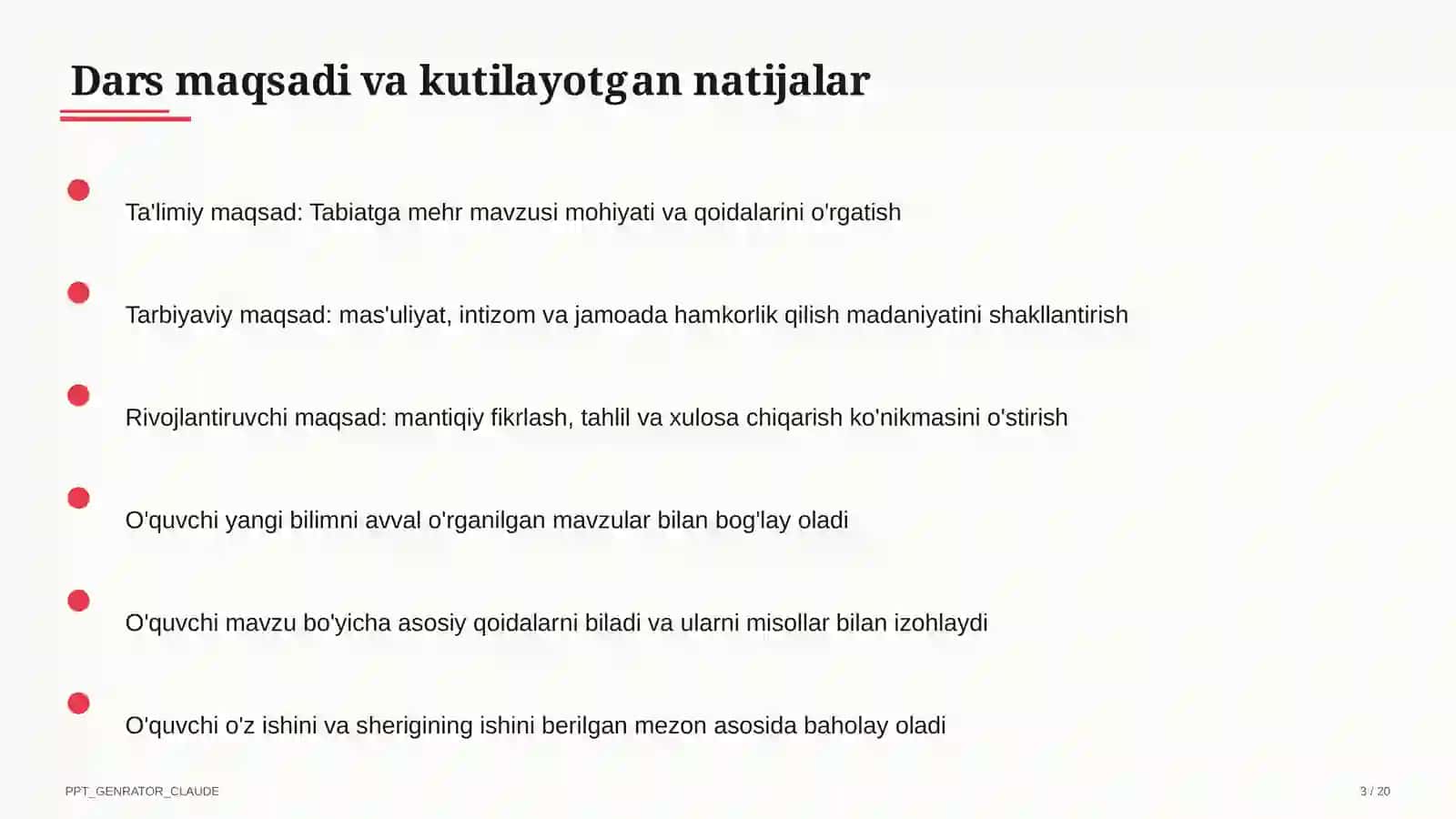 Tabiatga mehr (3-sinf) 3