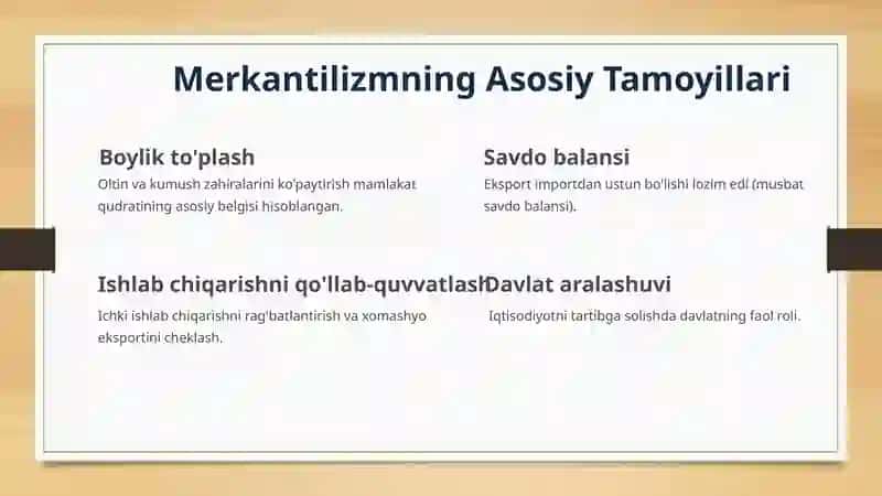 Ilk Merkantilizm Ta'limoti va Uning Namoyandalari 3