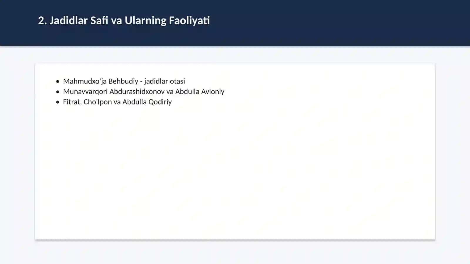 Jadidchilik harakati va ma'rifatparvarlik 3