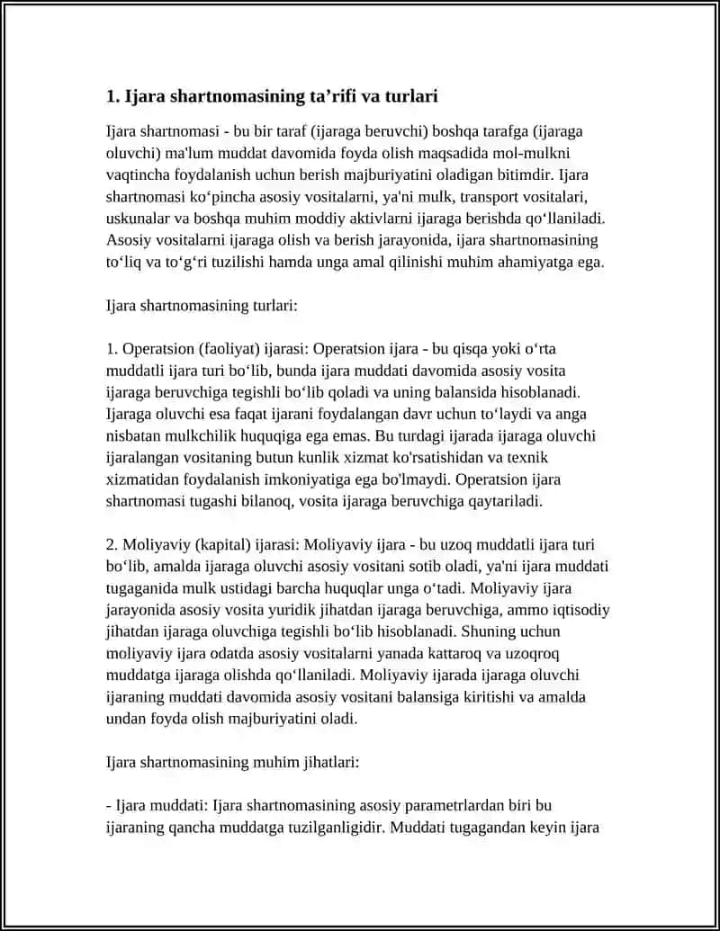 ASOSIY VOSITALARNI IJARAGA OLISH VA BERISH HISOBI 3
