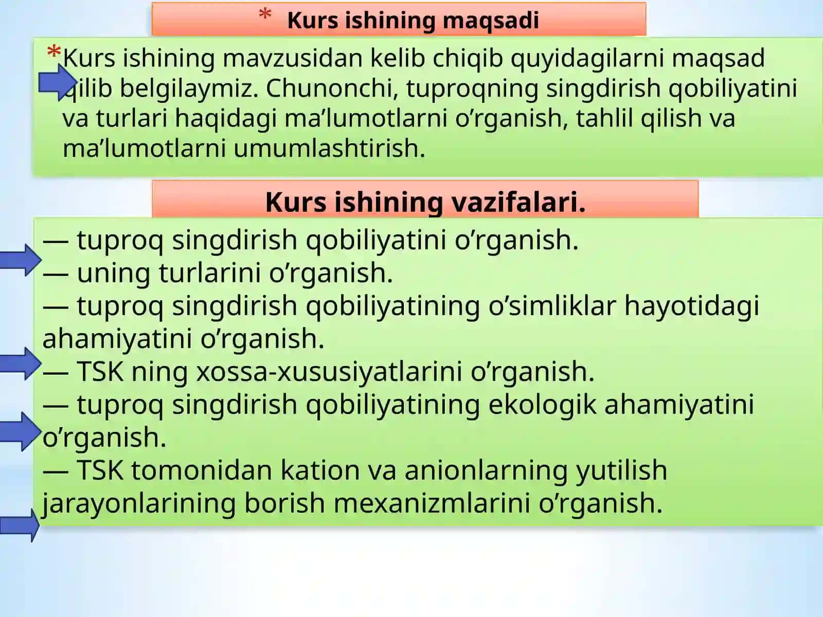 Tuproq kimyosi kurs ishi 3