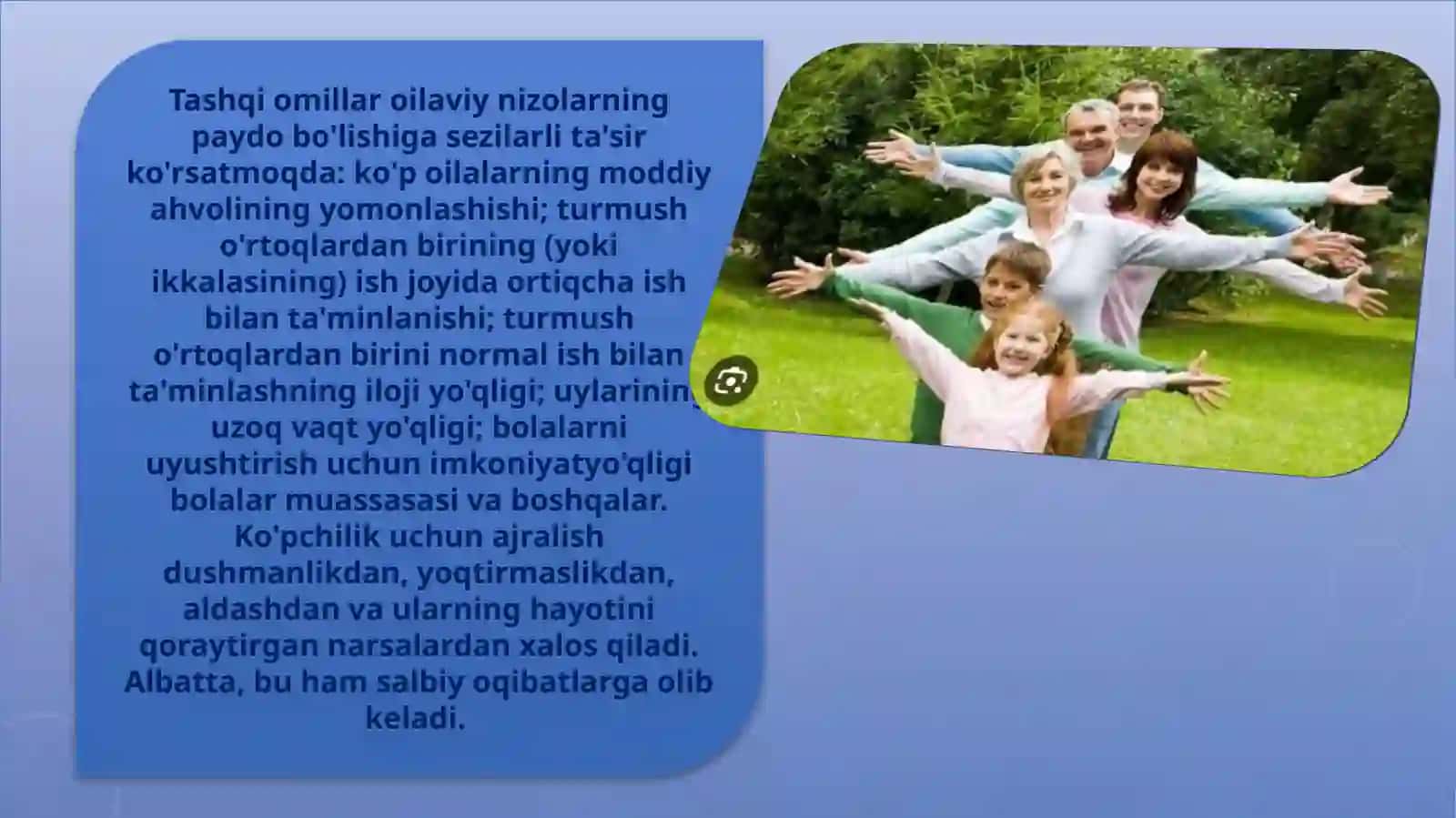 Oilada ijtimoiy muammolarning kelib chiqish sabablari 3