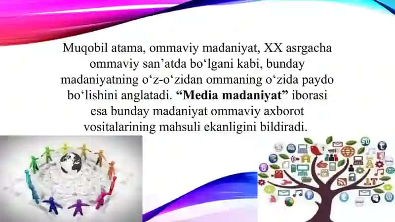 AXBOROT MATNLARI BILAN ISHLASH VA MEDIA MADANIYAT 3