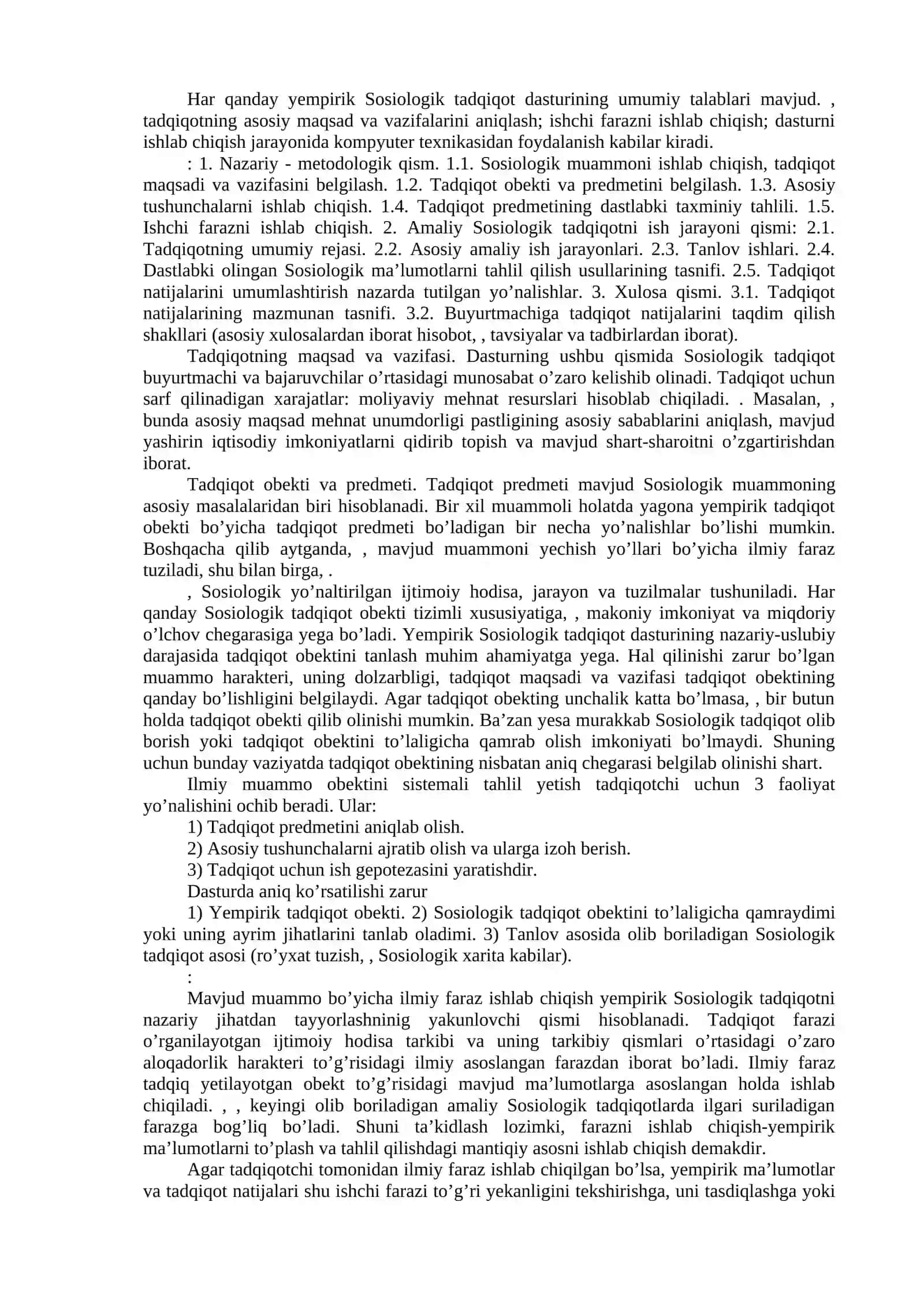 EMPIRIK SOTSIOLOGIK TADQIQOT VA UNING METODLARI 3