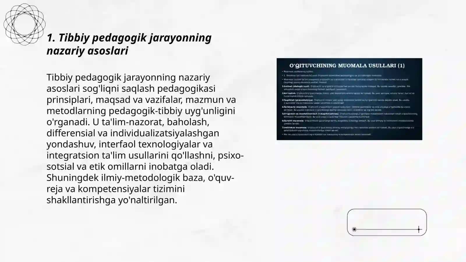 Tibbiy pedagogik jarayonning nazariy asoslari 3