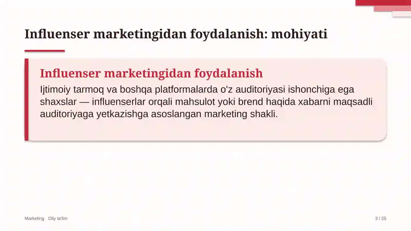 Auditorlik tashkilotlarida influenser marketingidan foydalanish 3