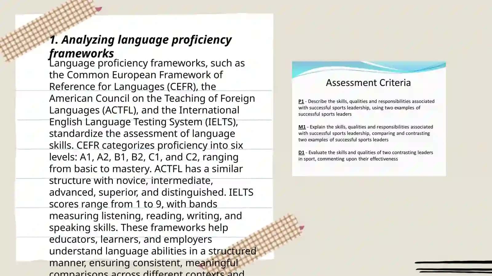 Academic language assessment 3