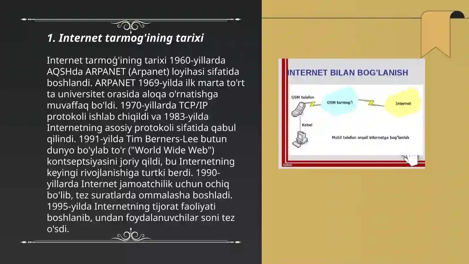 Internet tarmoģ'i 3
