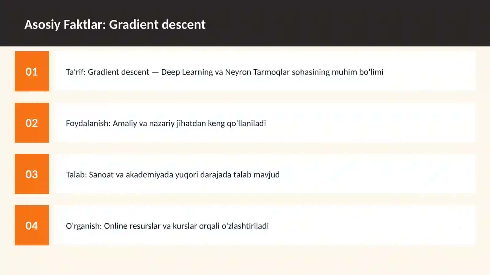AI | DEEP LEARNING VA NEYRON TARMOQLAR 3