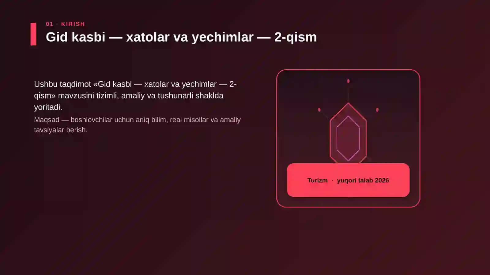 Gid kasbi — xatolar va yechimlar — 2-qism 3