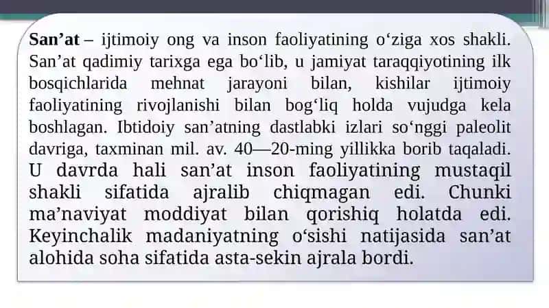San’at va jamiyat 3
