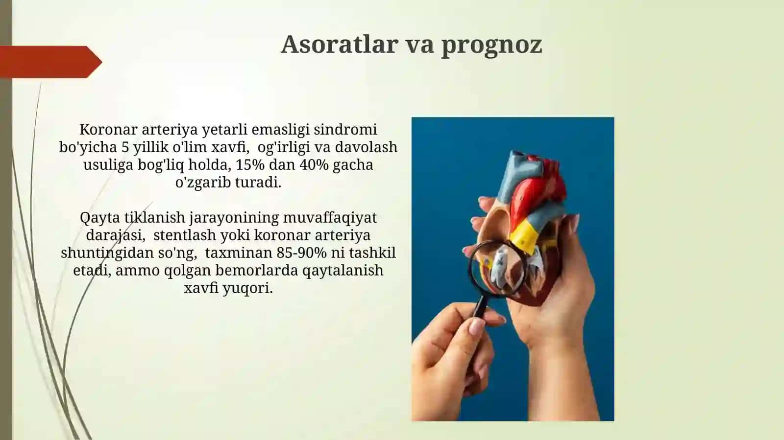 Asosiy klinik sindromlar. Koronar tomiryetishmovchiligisindromi 3