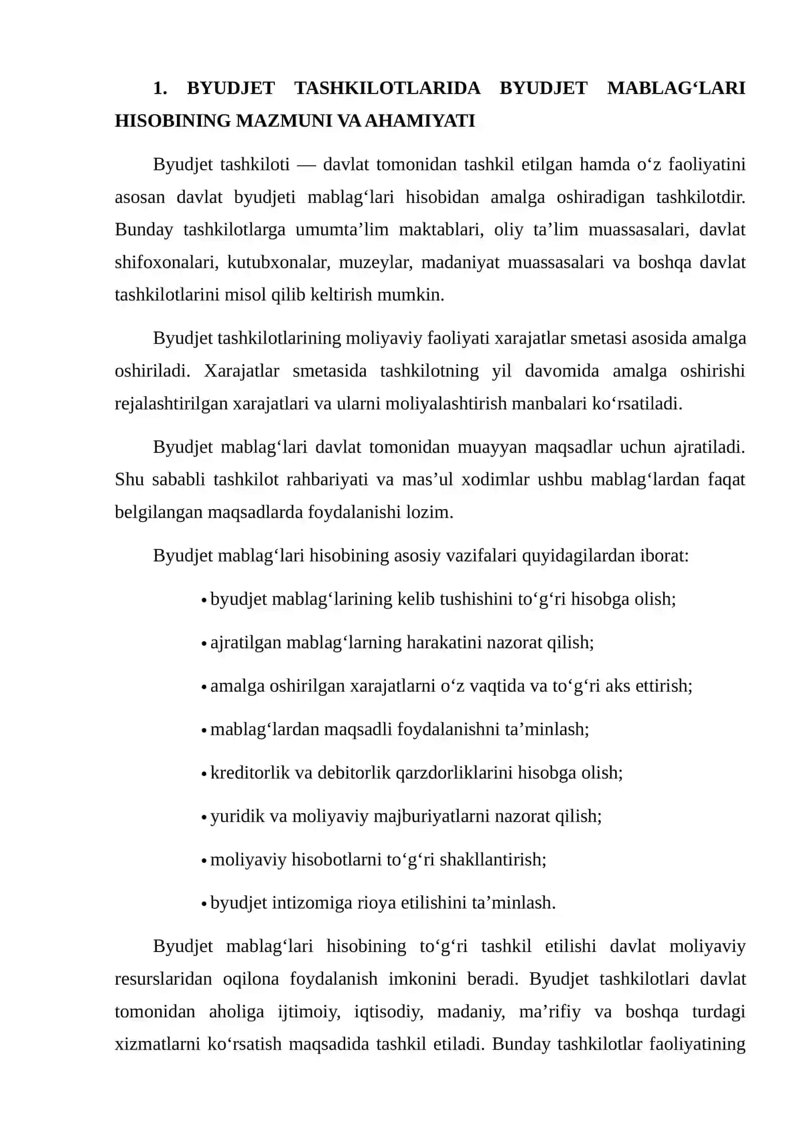 Byudjet tashkilotlarida hisobvaraqlardagi byudjet mablag‘lari hisobi 3