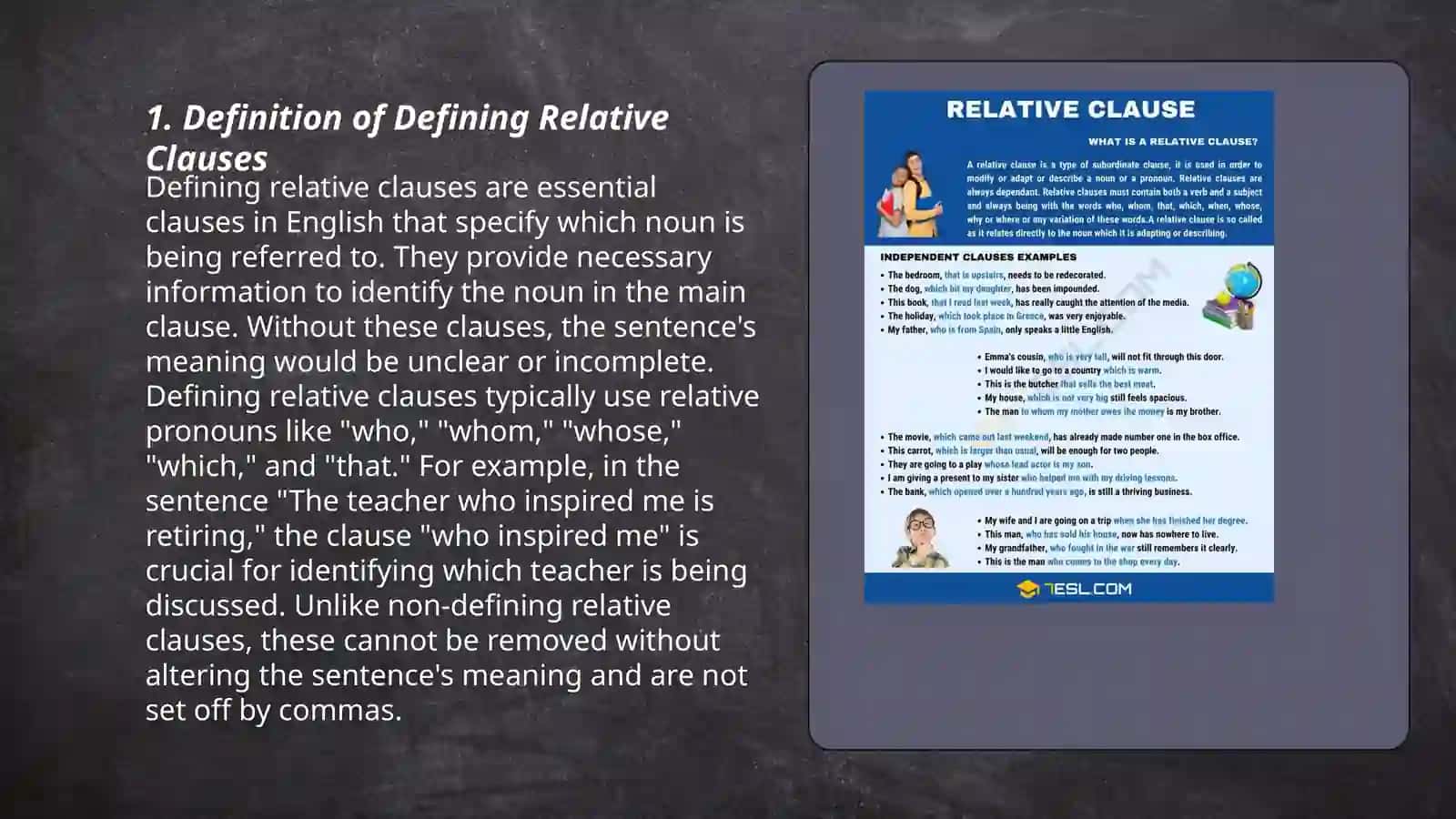 Relative clauses 3