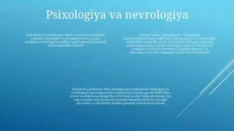 Psixologiyaning Boshqa Fanlar Bilan Aloqasi 3