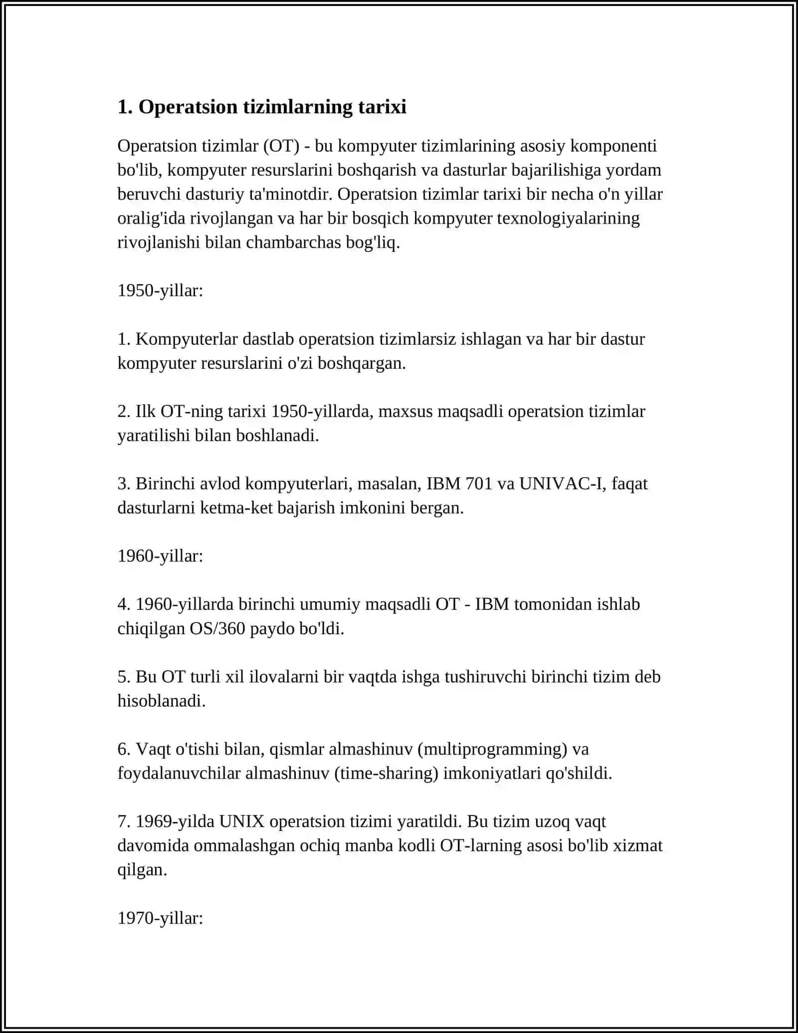 OPERATSION TIZIMLAR 3