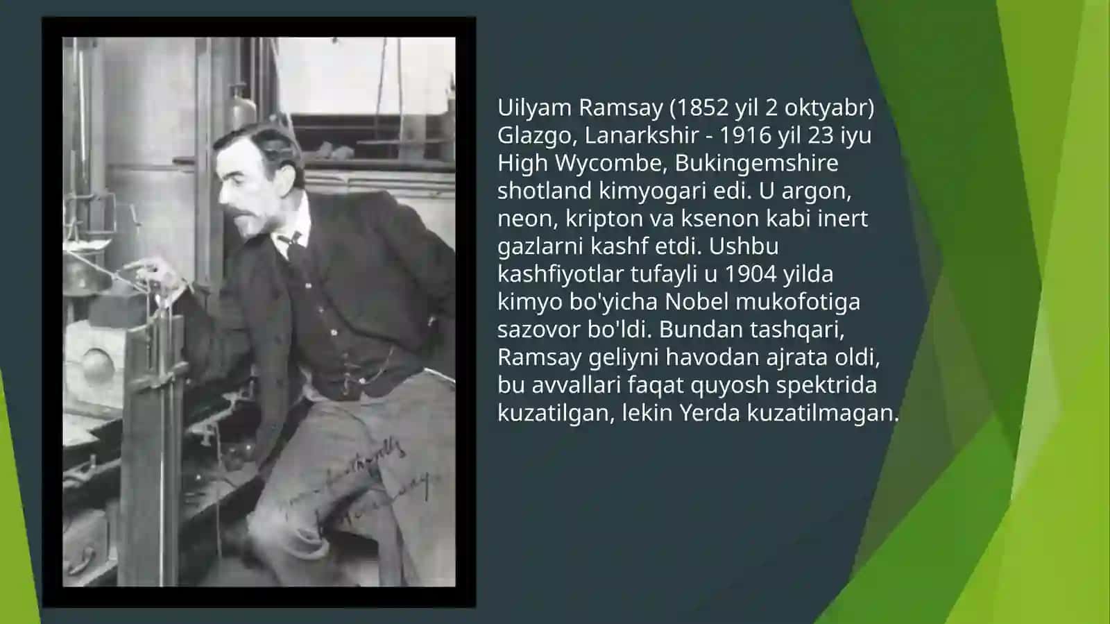 Argon elementining xossalari, ishlatilishi sohalari 3