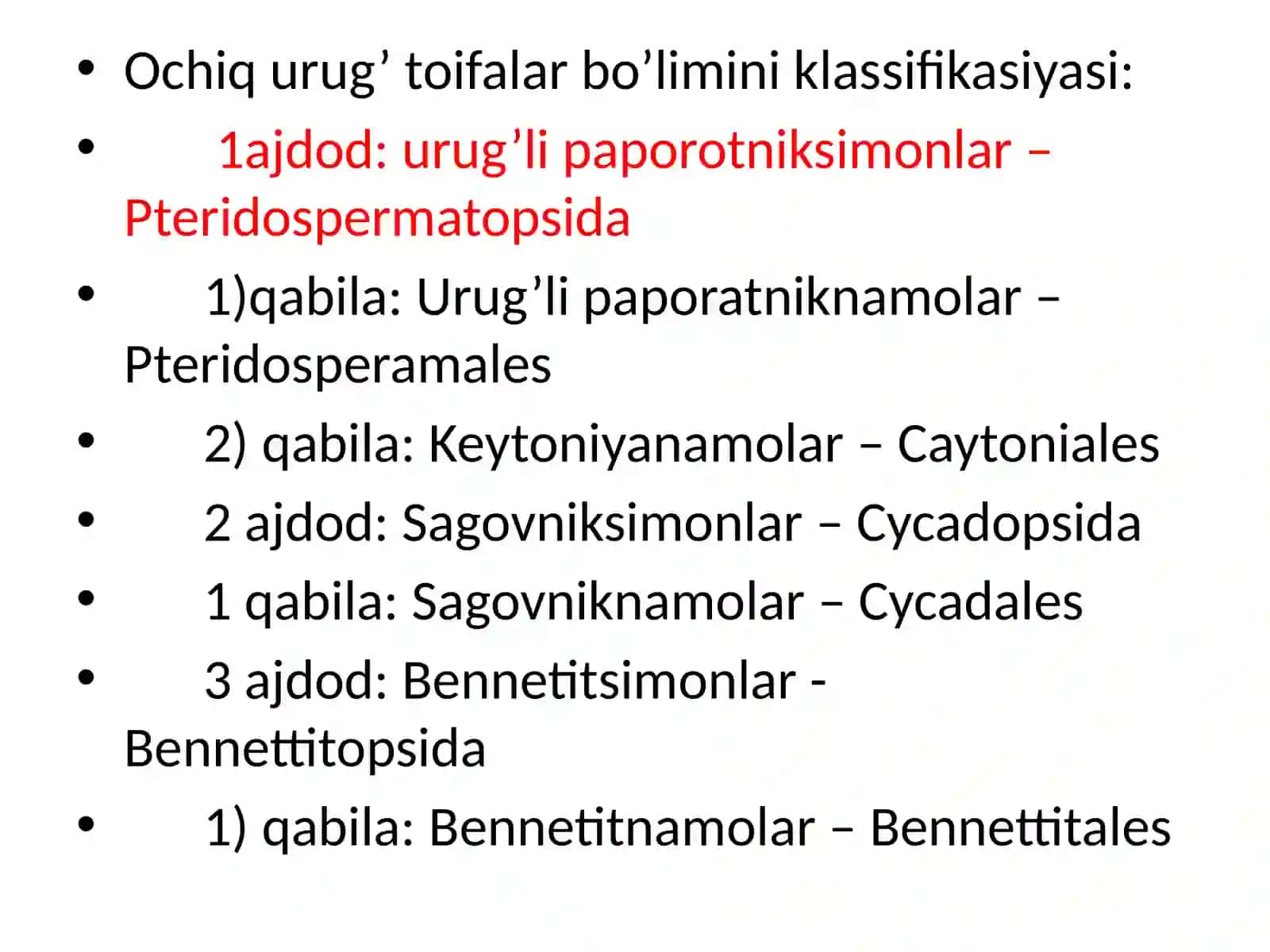 Ochiq va yopiq urug‘li o‘simliklar, ularning qishloq xo‘jaligida ahamiyati 3