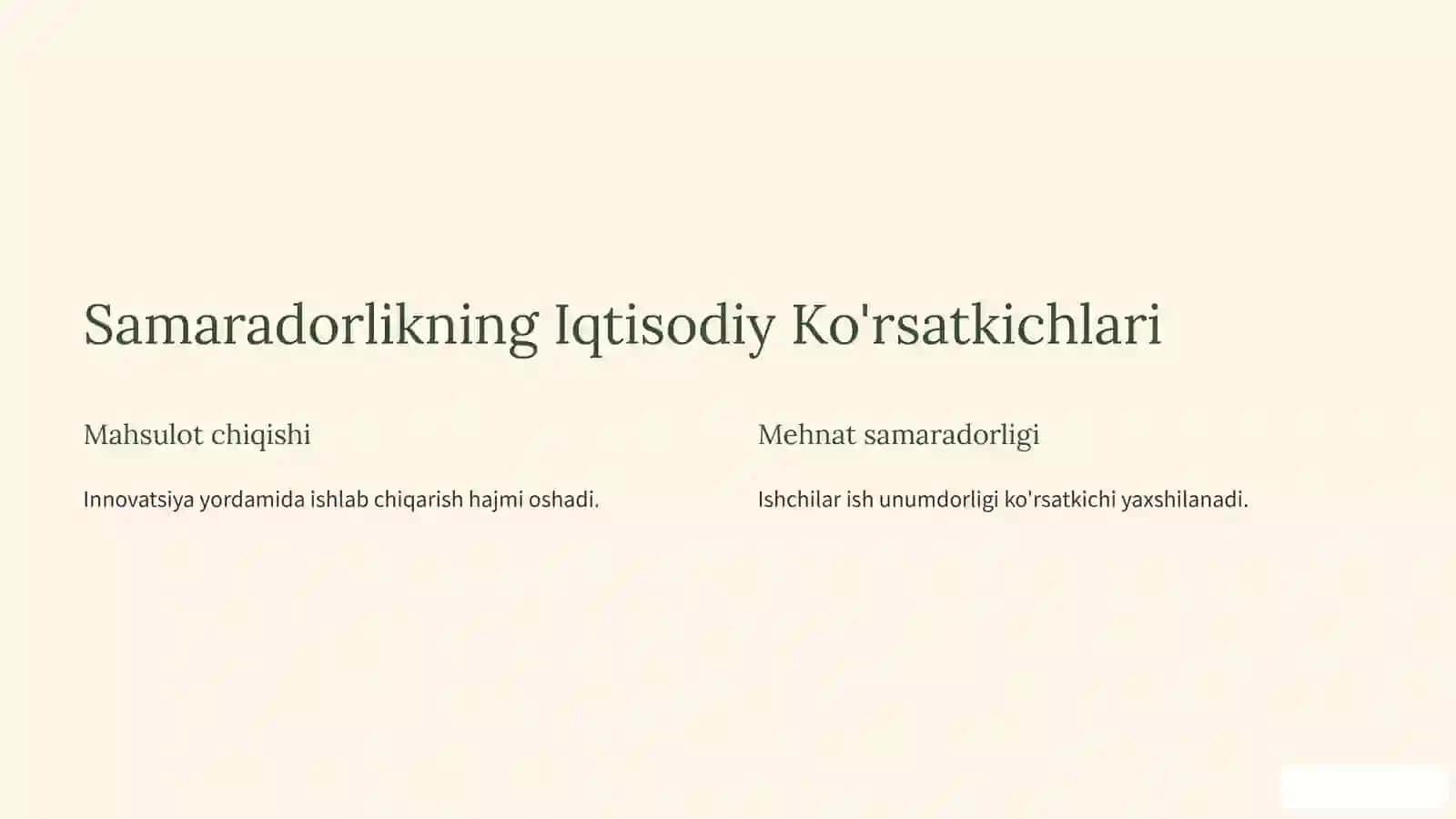 Innovatsion Faoliyat Samaradorligi Turlari 3