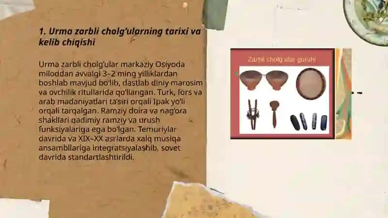 Urma zarbli cholg’ular 3